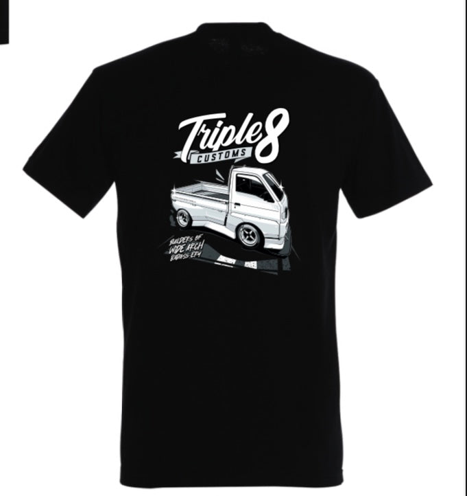 T8 Kei Truck Tee Black